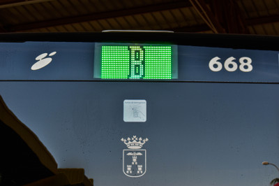 Identificación de la línea en la parte trasera